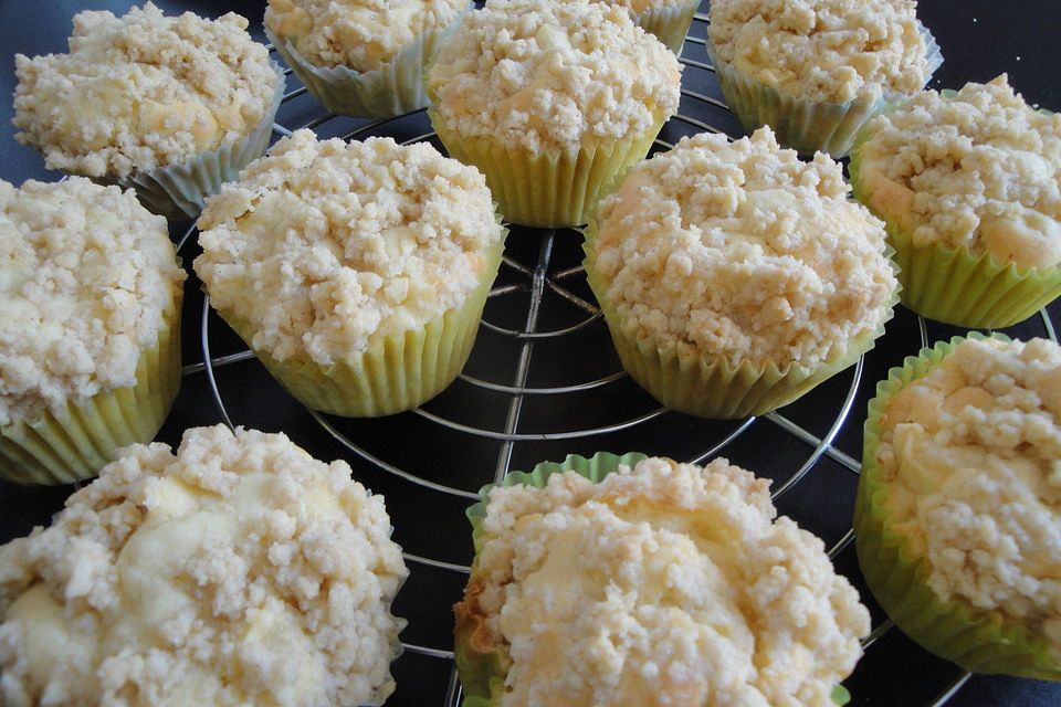 Leckere Apfel-Streusel-Muffins