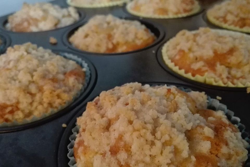 Leckere Apfel-Streusel-Muffins