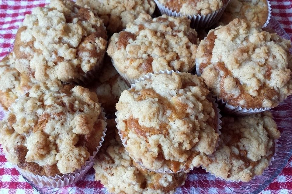 Leckere Apfel-Streusel-Muffins