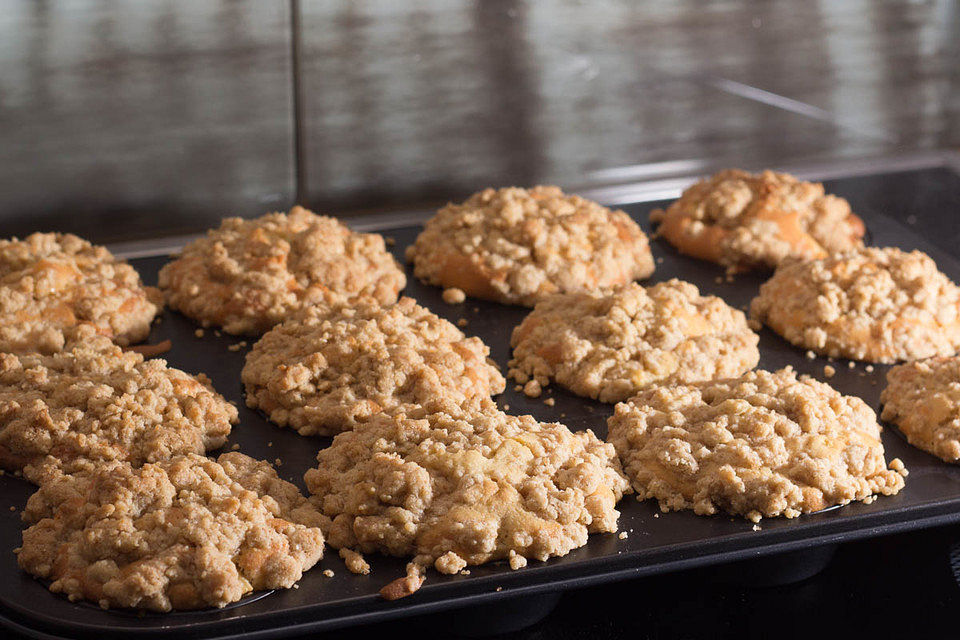 Leckere Apfel-Streusel-Muffins