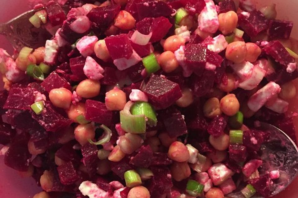 Rote Bete - Kichererbsen - Salat