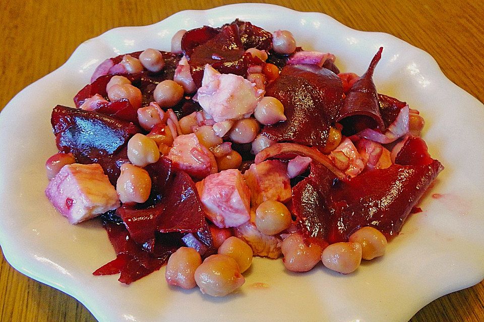 Rote Bete - Kichererbsen - Salat