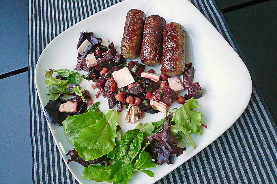 Rote Bete - Kichererbsen - Salat