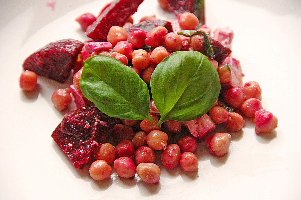 Rote Bete - Kichererbsen - Salat