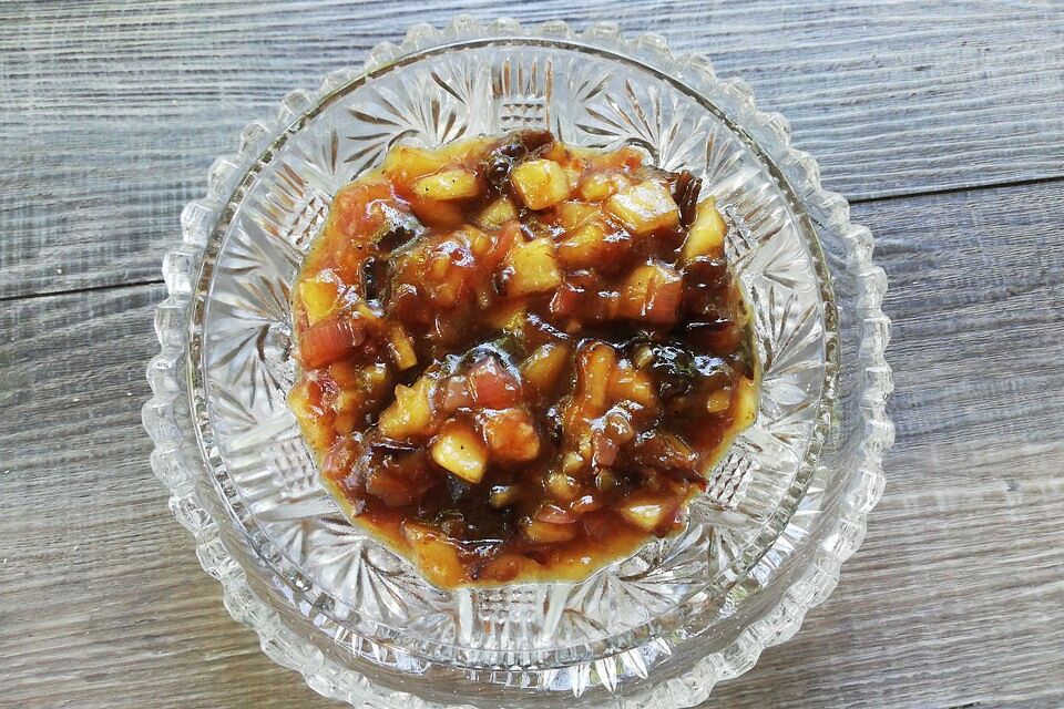 Apfel-Pflaumen-Chutney