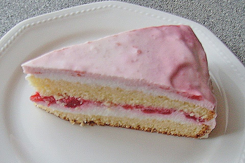 Himbeertorte mit Joghurtcreme