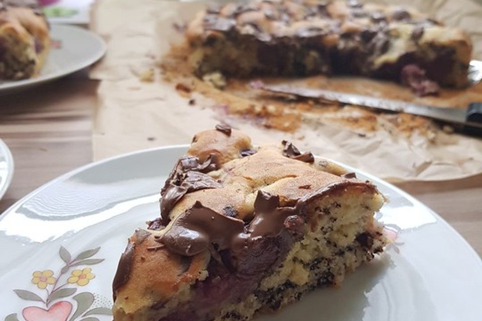 Versunkener Kirsch - Schoko - Kuchen