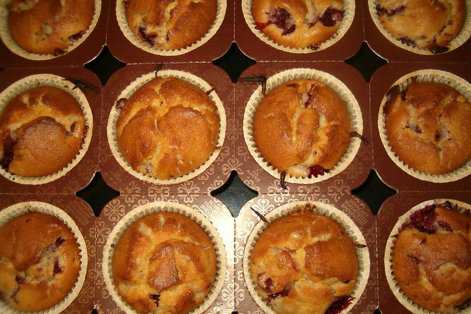 Himbeer - Buttermilch - Muffins