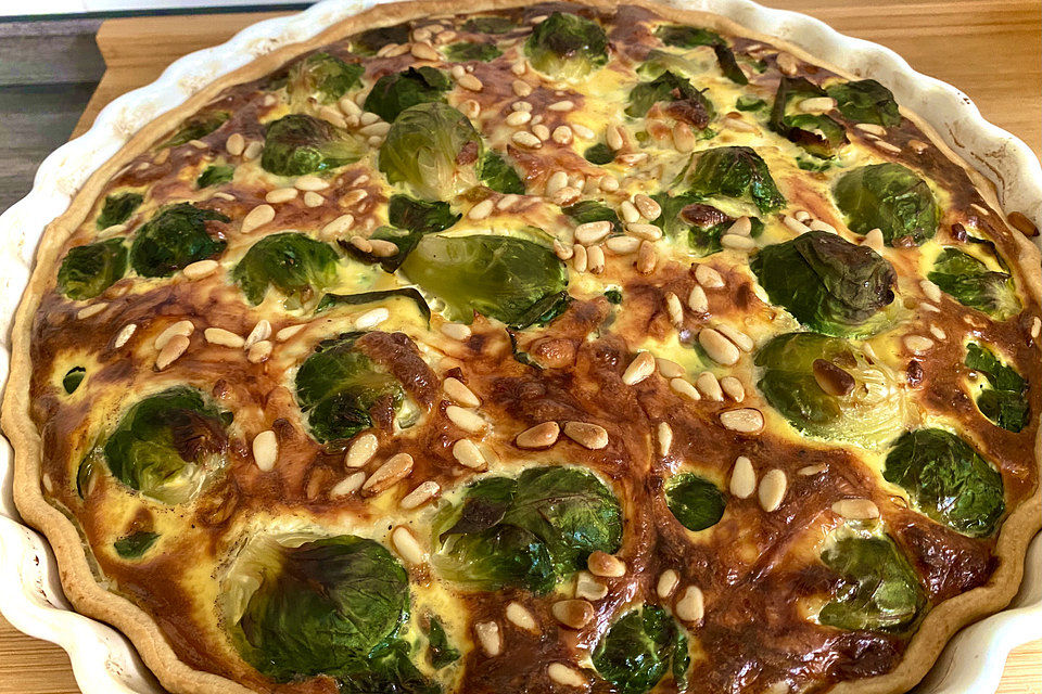 Rosenkohl - Käse - Quiche