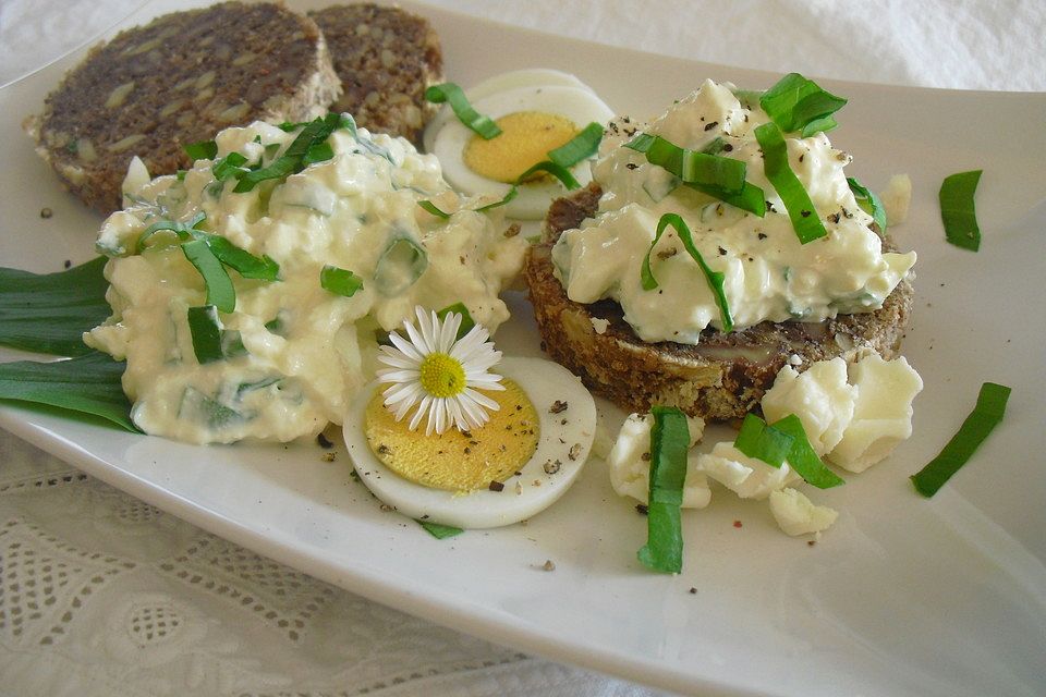 Bärlauch - Schafskäse - Dip