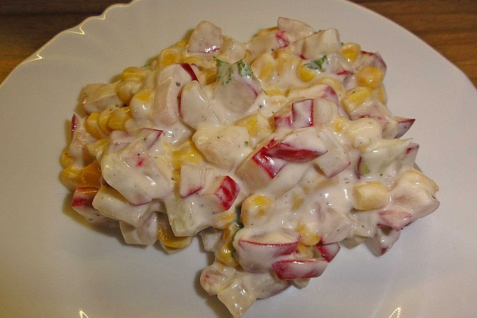 Radieschen - Mais - Salat