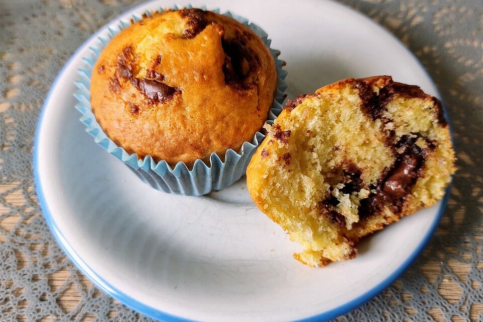 Sandras Kokosmuffins mit Nutella