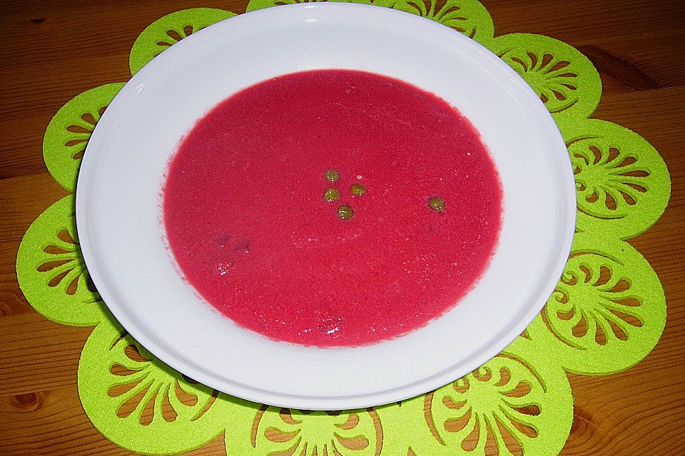 Rote Rüben Cremesuppe