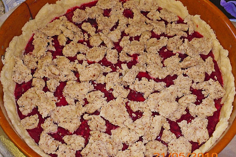 Fruchtiger Rote Grütze - Kuchen