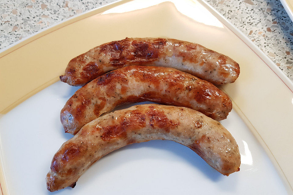 Bratwurst aus dem Ofen