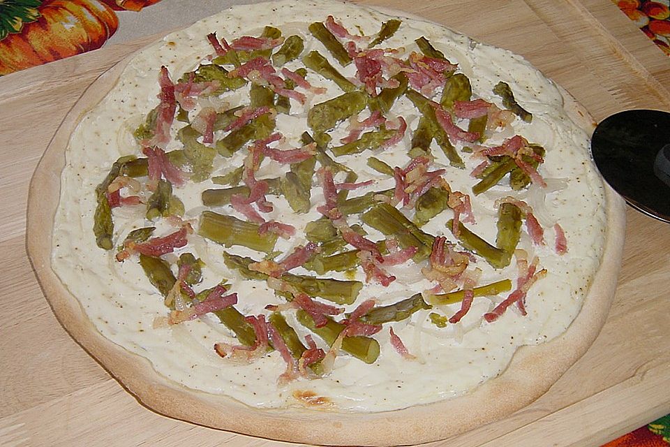 feuervogels Spargel-Flammkuchen