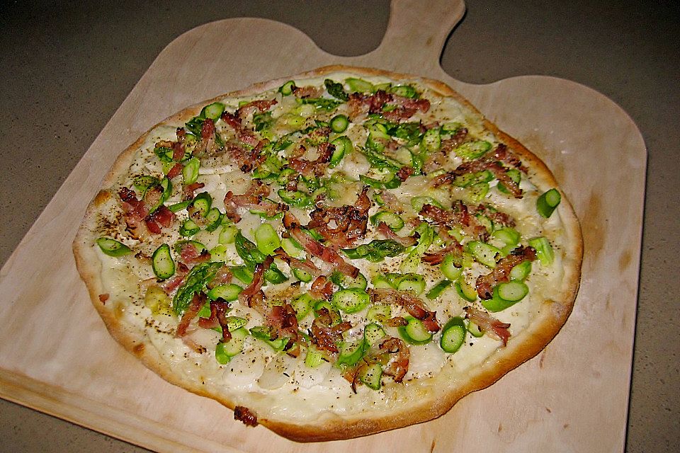 feuervogels Spargel-Flammkuchen