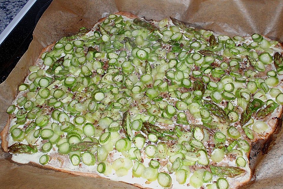 feuervogels Spargel-Flammkuchen