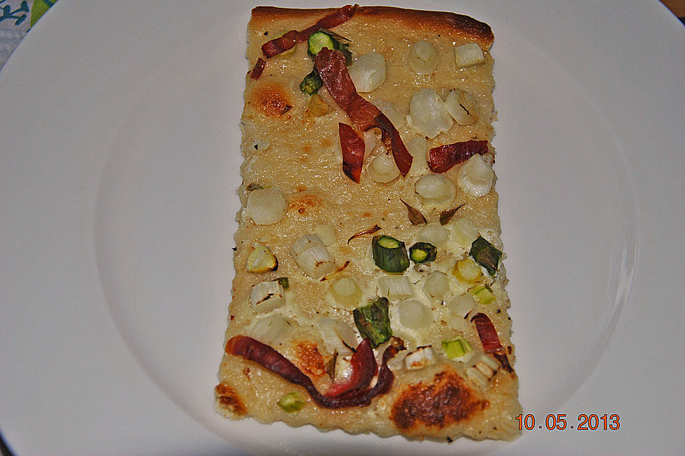 feuervogels Spargel-Flammkuchen