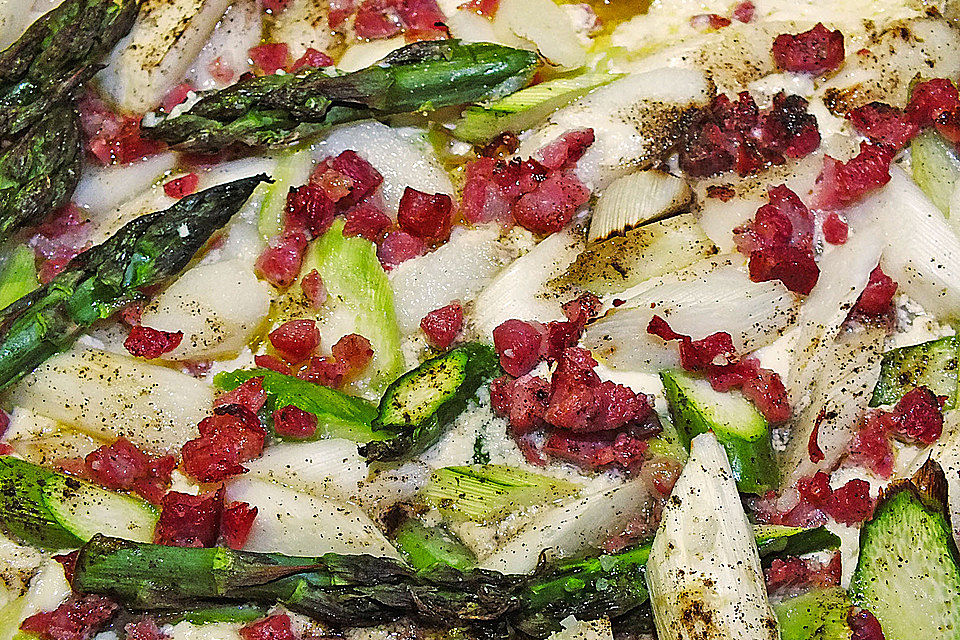 feuervogels Spargel-Flammkuchen