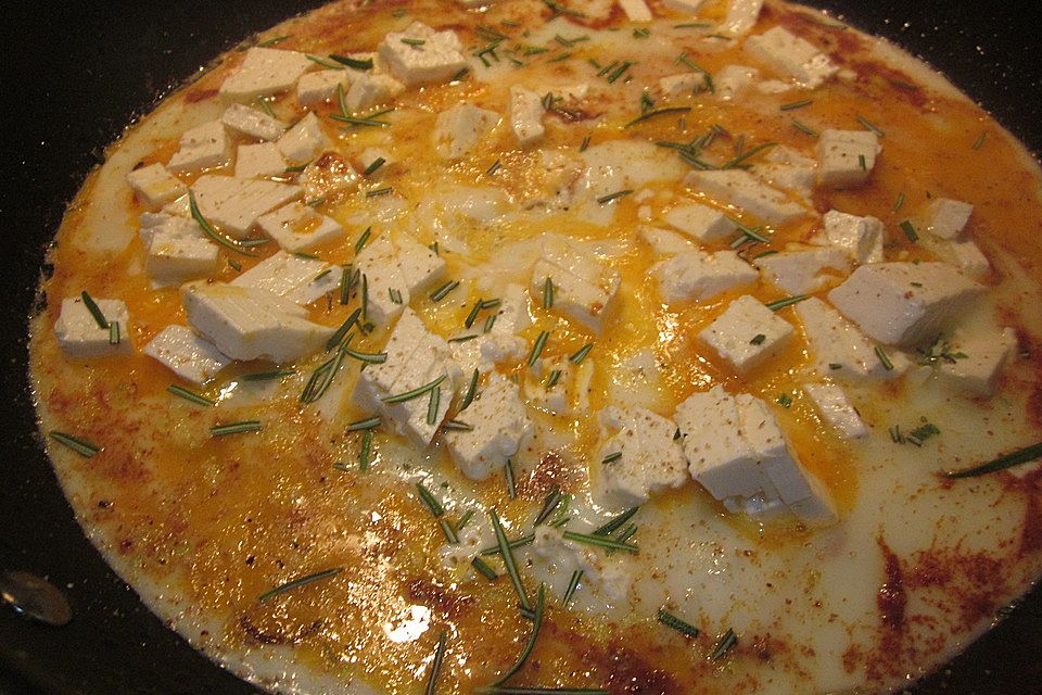 Griechisches Feta - Omelett