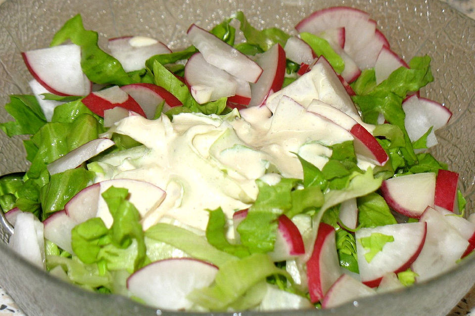 Französische Salatcreme