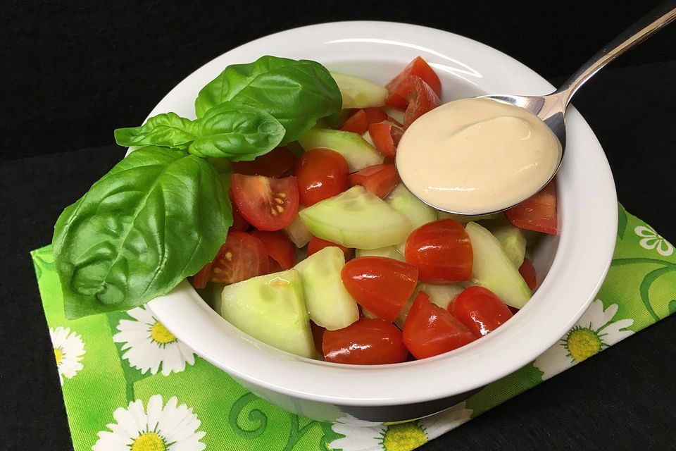 Französische Salatcreme