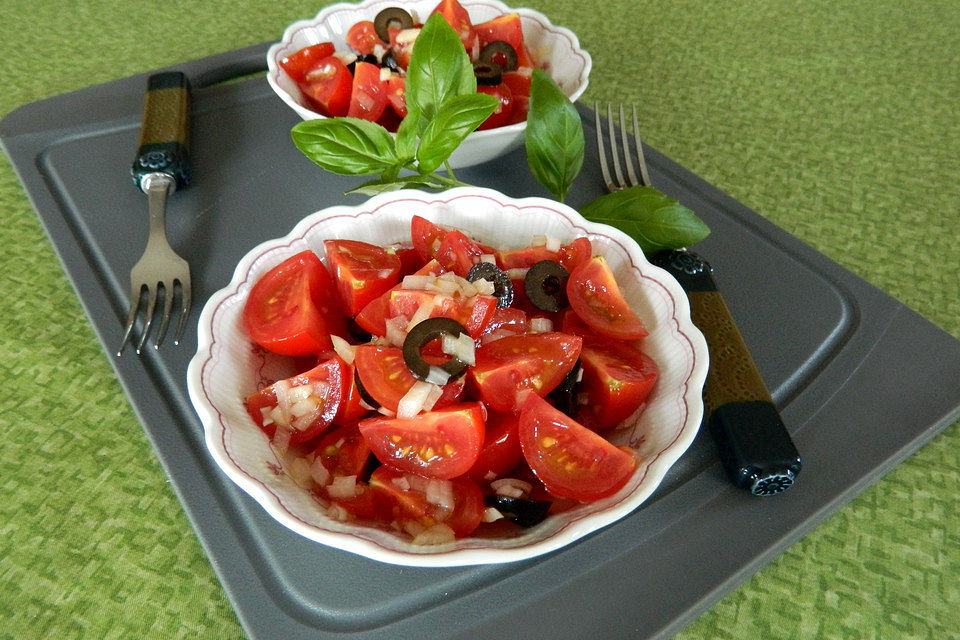 Schneller Tomatensalat