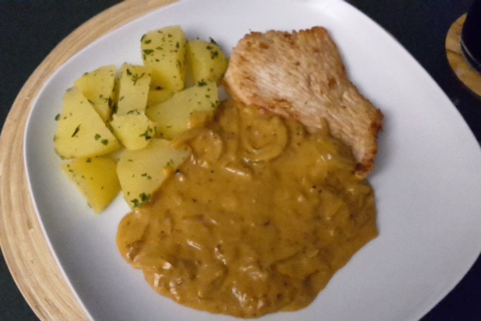 Zwiebelschnitzel