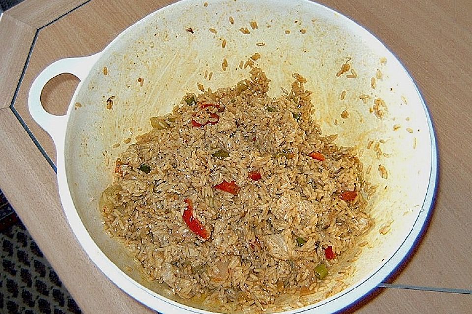 Thailändisch angehauchter Reissalat