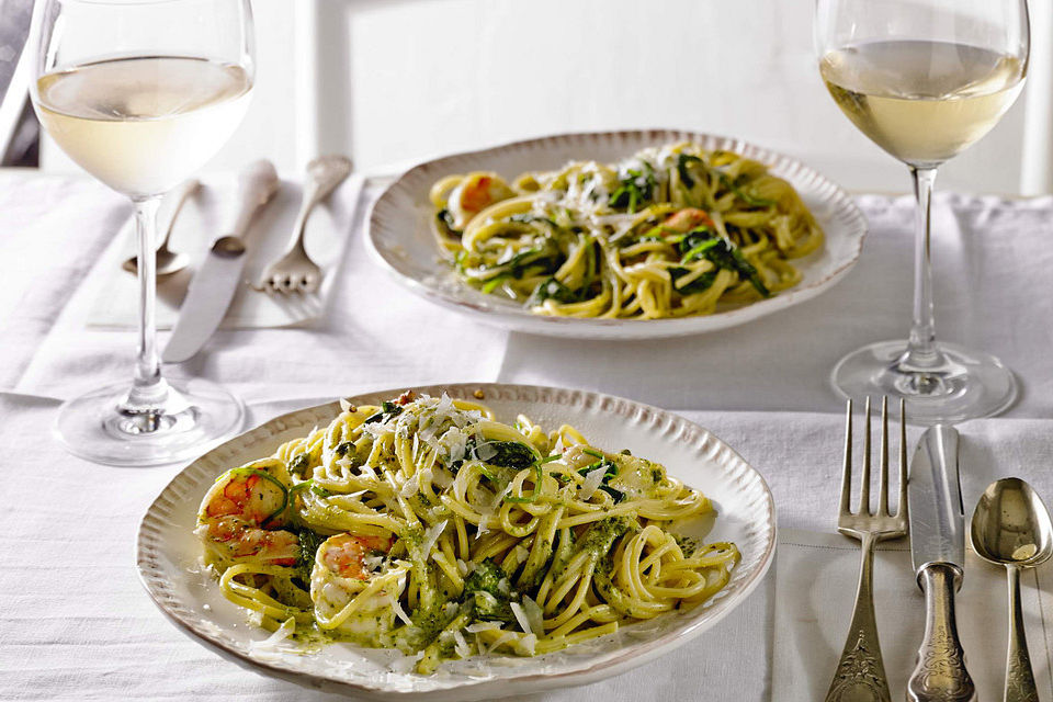 Scampi e Spinaci