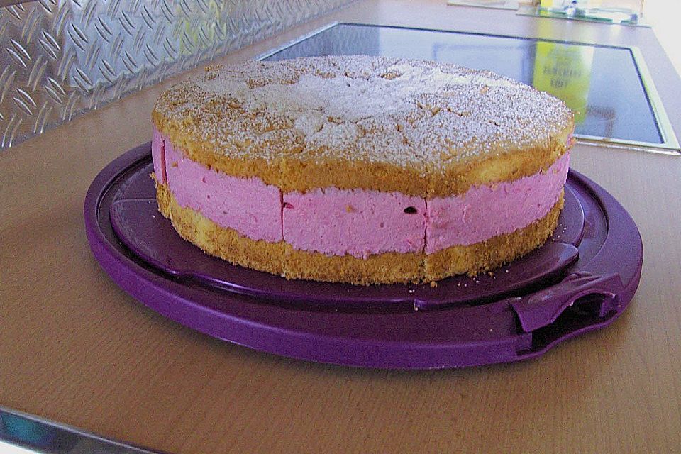 Himbeer - Topfen - Torte