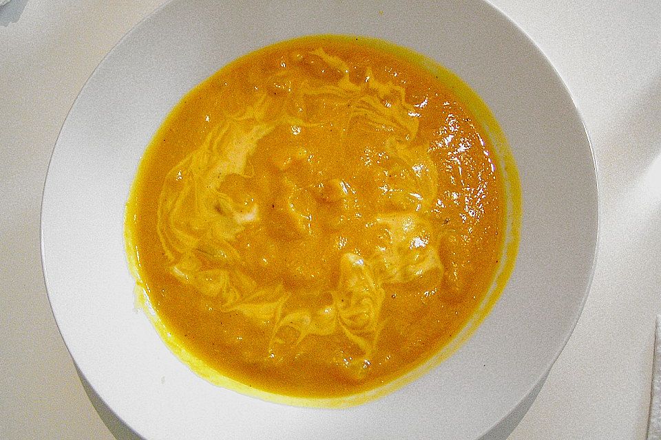 Kürbiscremesuppe