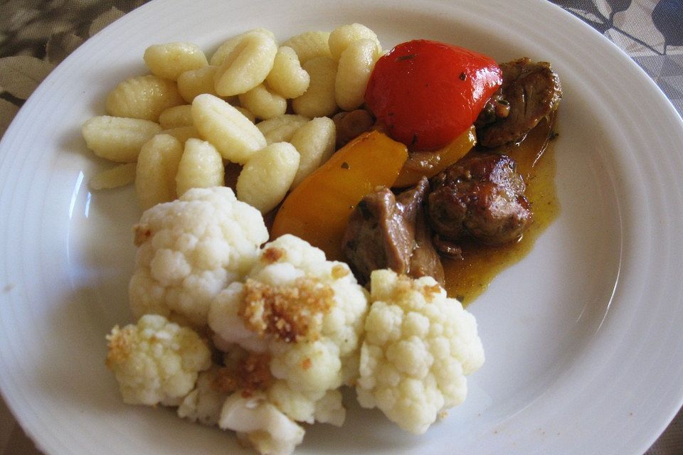 Blumenkohl mit Gnocchi