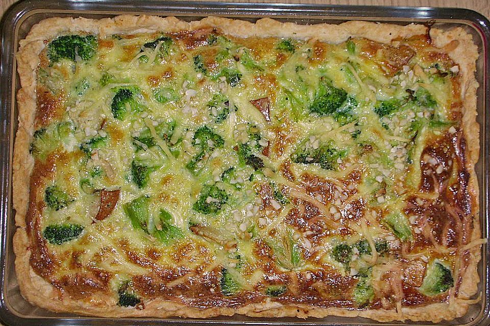 Birnen - Brokkoli - Gorgonzola - Quiche