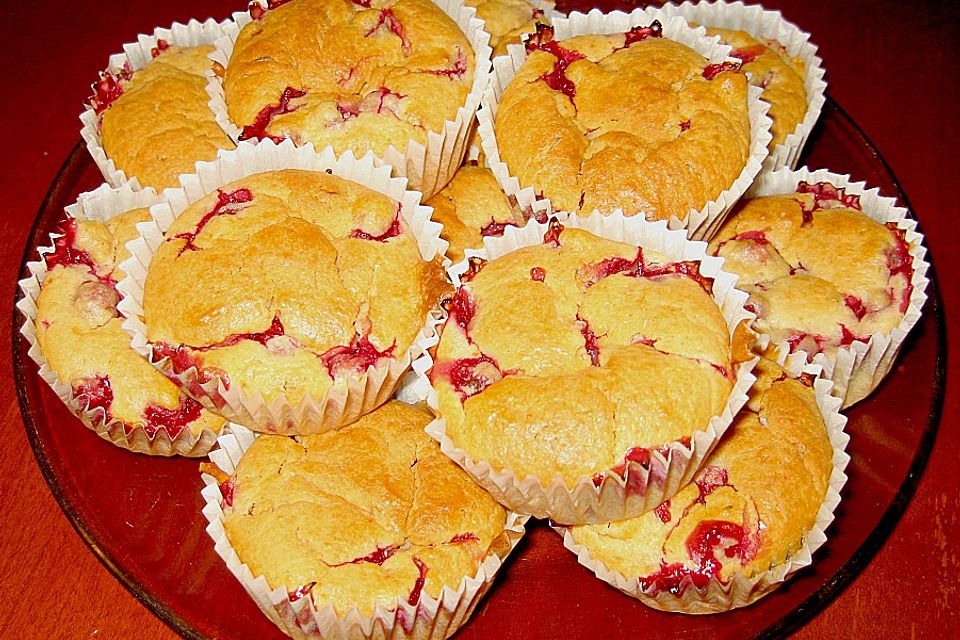 Ribisel - Muffins mit Haferflocken