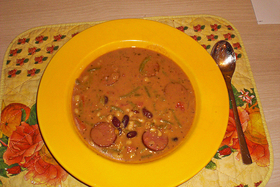 Bohnensuppe