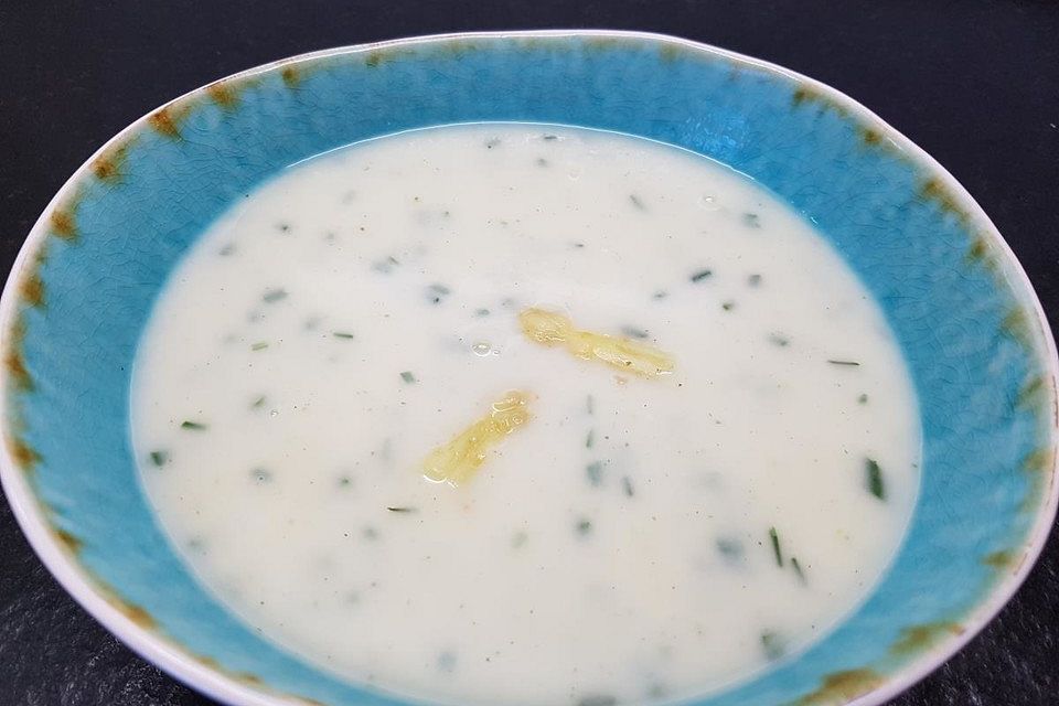 Spargelcremesuppe