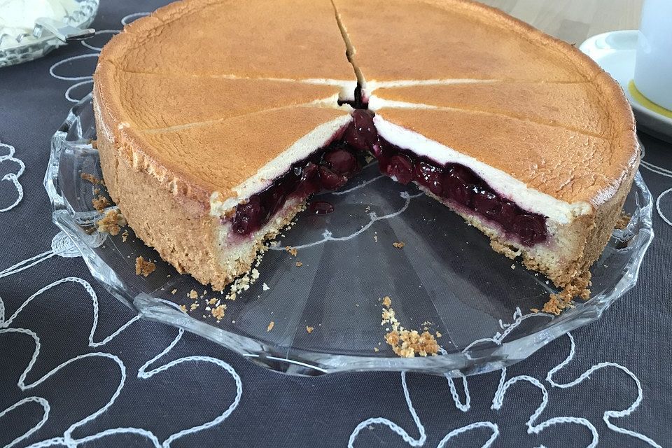 Inschens Sauerkirschkuchen mit Sauerrahmguss