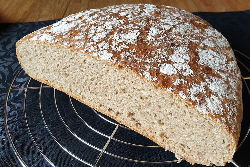 Einfaches Roggen - Weizen - Mischbrot