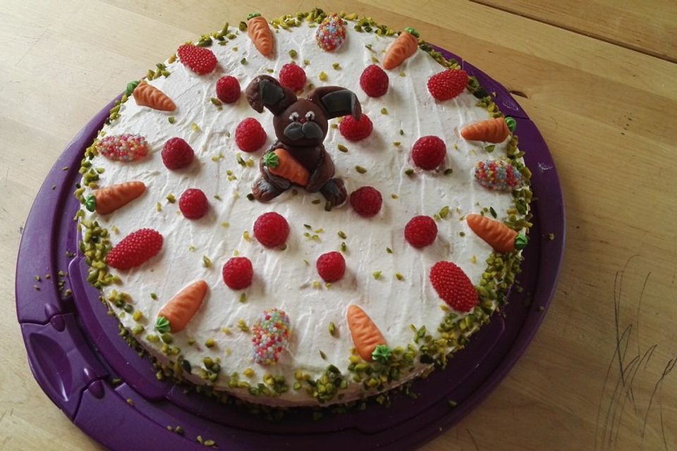 Himbeer - Pfirsich - Torte