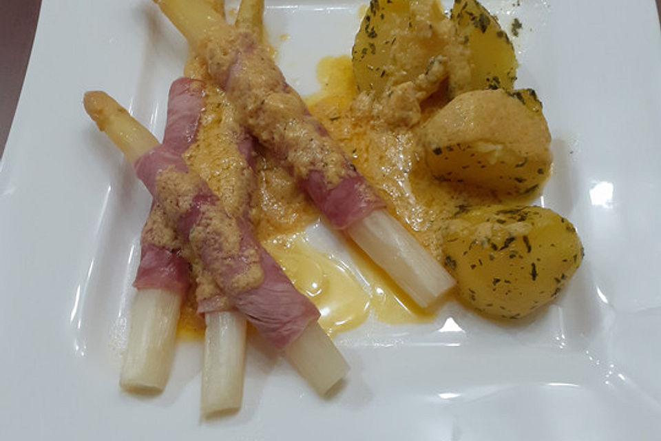 Spargel aus dem Ofen