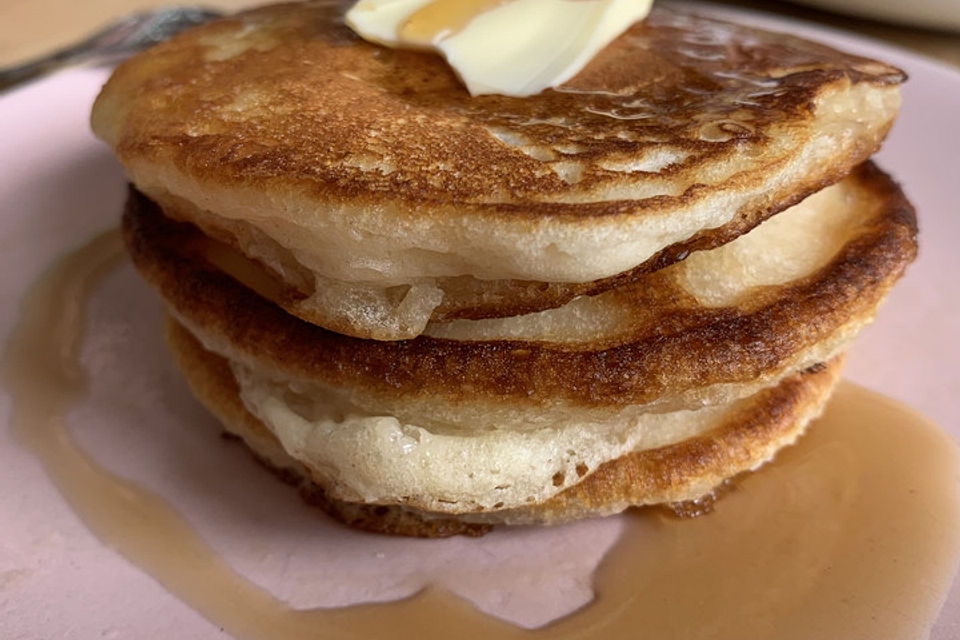 Pfannkuchen mit Hafermilch