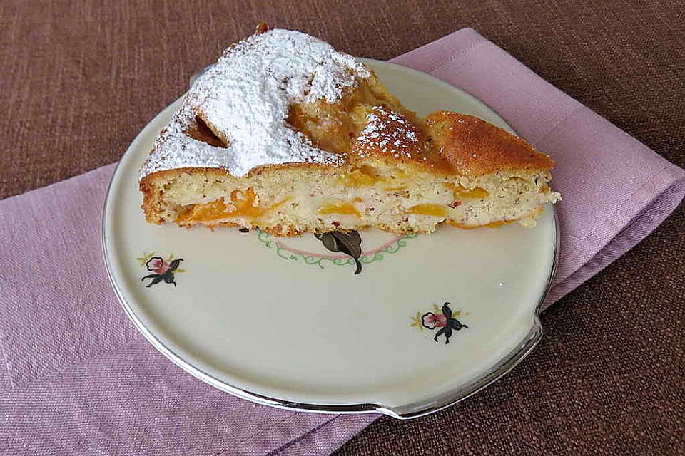 Marillen – Haselnuss - Kuchen