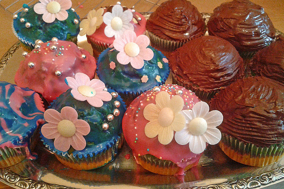 Regenbogenmuffins