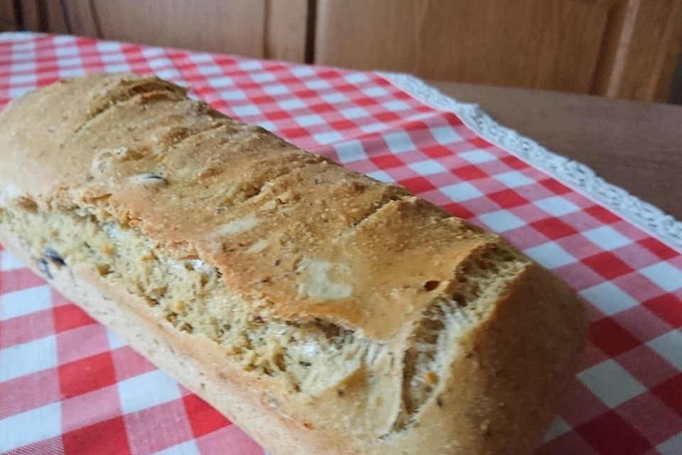 Schnelles Kürbiskernbrot