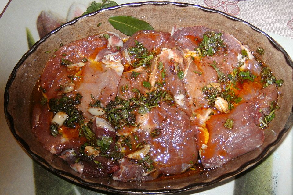 Grillmarinade mit Kräutern