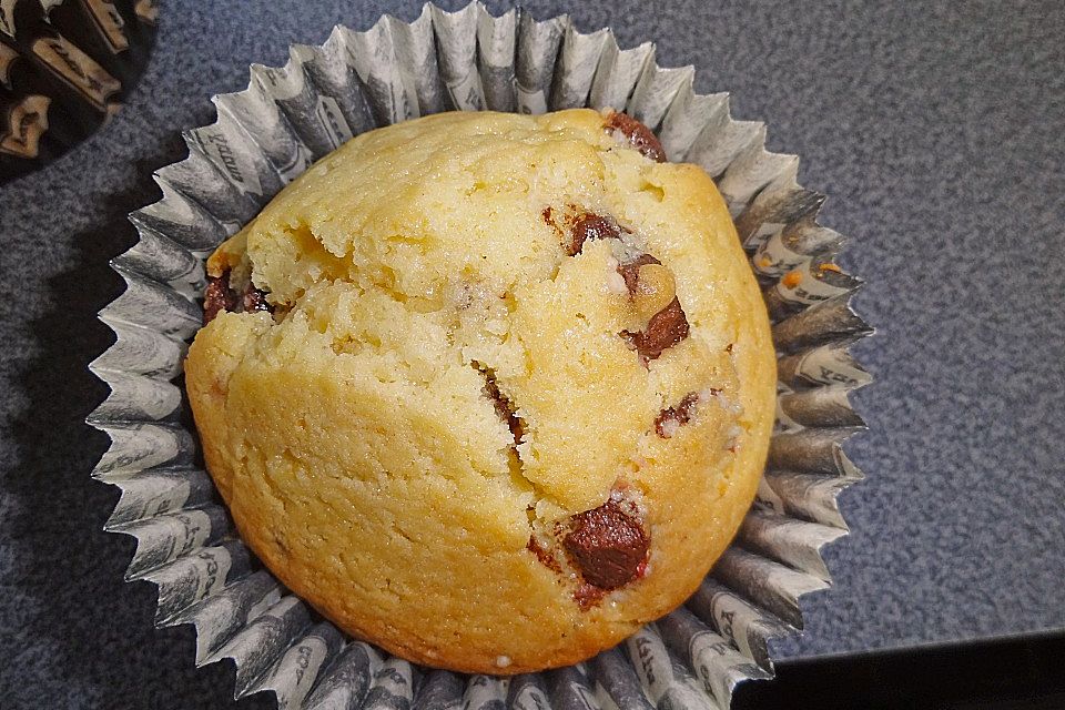 Muffins mit Schokoladenplätzchen