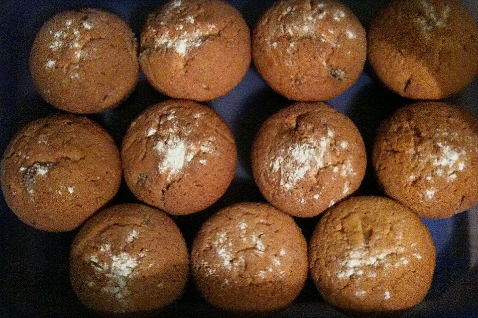 Muffins mit Schokoladenplätzchen