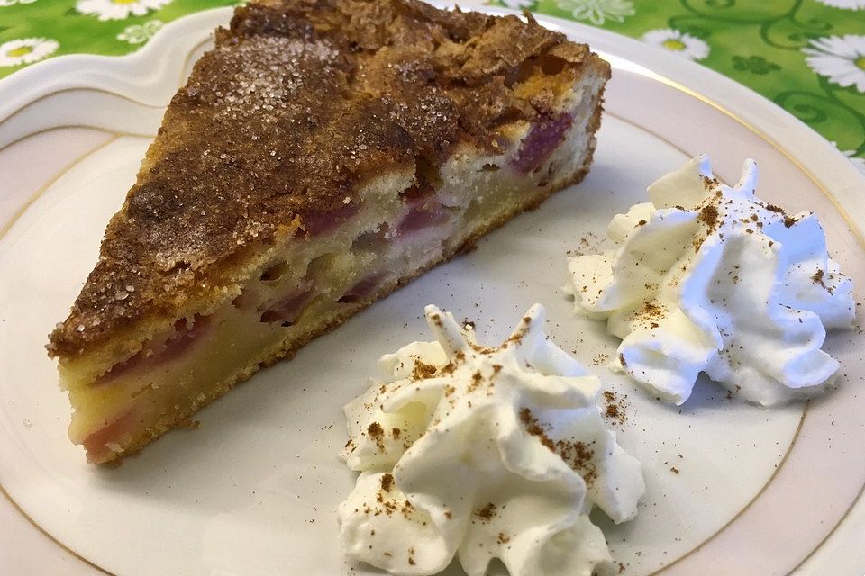 Apfel - Frischkäse - Rührkuchen